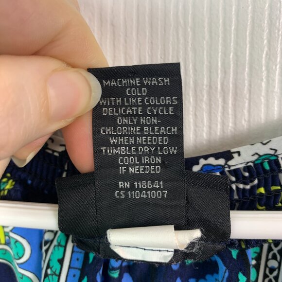 Lane Bryant Blue Multicolor Blouse - Picture 7 of 7